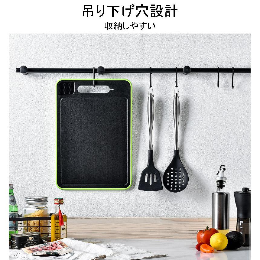 まな板 両面利用可能 4in1 急速解凍プレート 砥石 研磨プレート 省エネ