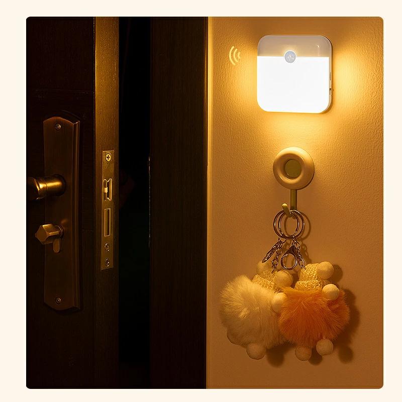 センサーライト 人感センサーライト USB充電式 LEDセンサーライト 屋内