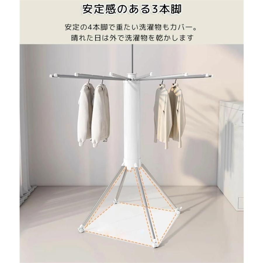 オクトパスハンガー 室内干し 物干しラック タオル干し コンパクト収納