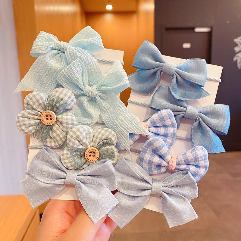 髪ゴム ヘアゴム 子供 リボン 10本セット 可愛い キッズ 絡まない 痛く