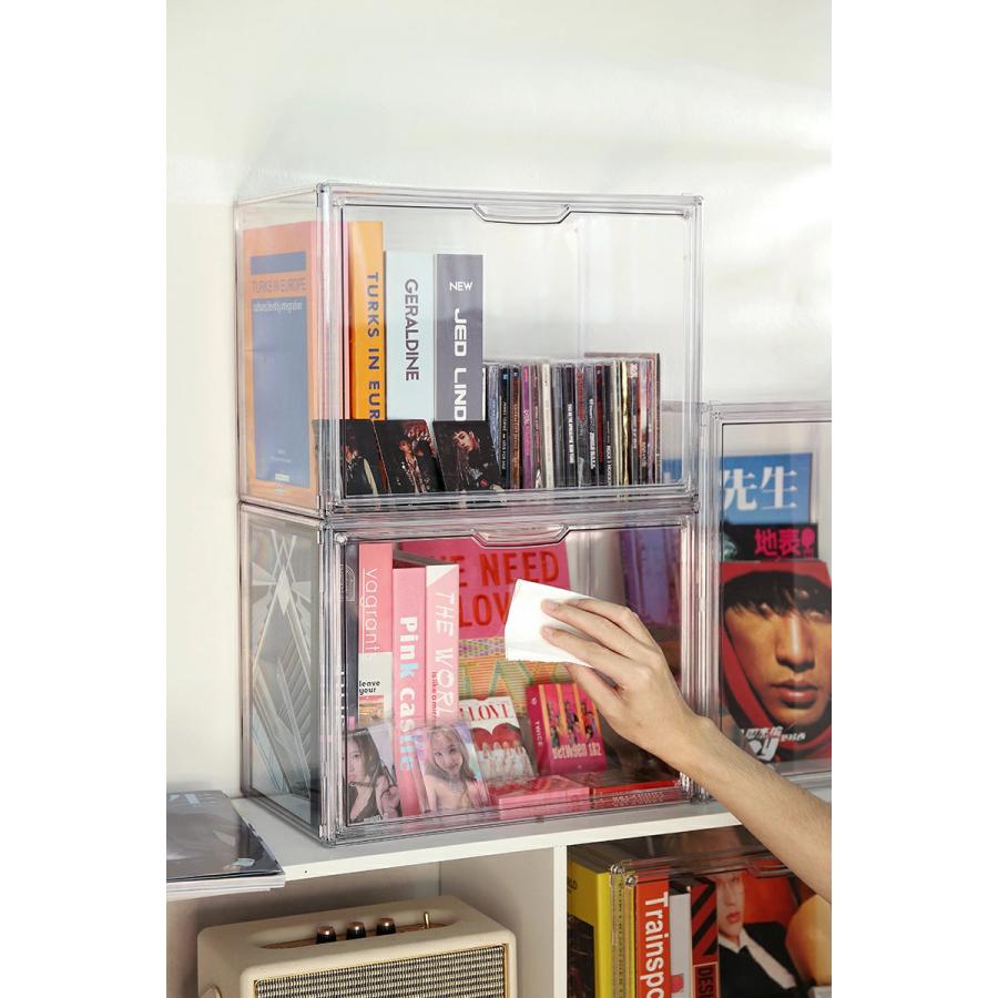 収納ケース 推し活 収納 ぬいぐるみ 透明 アクリル 1/2/3/4個セット