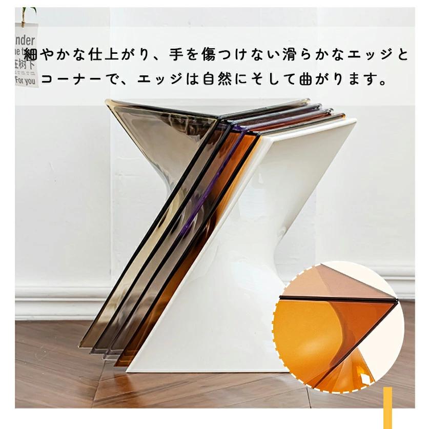 サイドテーブル アクリルテーブル 透明 クリア テーブル ベッド