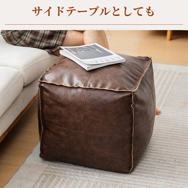 モロッコ モロッコスクエアプーフ 詰め物なし ハンドメイド 快適な