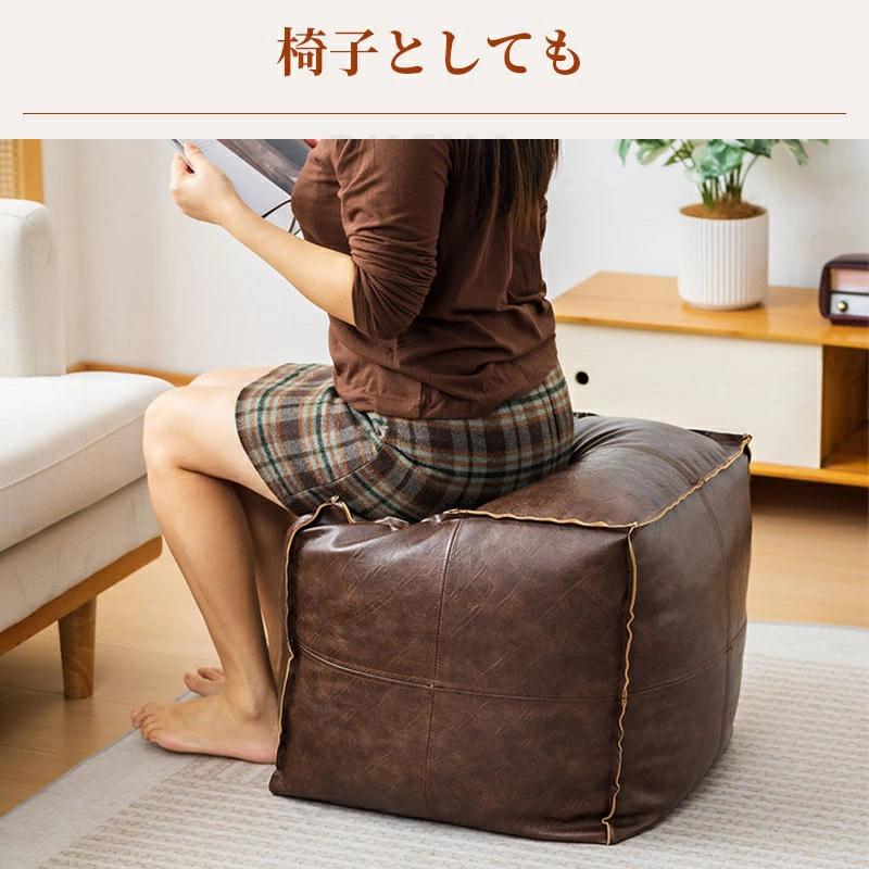 モロッコ モロッコスクエアプーフ 詰め物なし ハンドメイド 快適な
