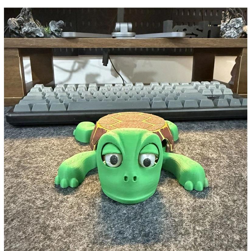 面白いタートルコースター オープンアイドタートルティーコースター カップマット リフト可能な手足と表情豊かな顔 3Dプリントカップホルダー 風変わり | ブランド登録なし | 01