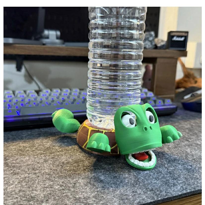 面白いタートルコースター オープンアイドタートルティーコースター カップマット リフト可能な手足と表情豊かな顔 3Dプリントカップホルダー 風変わり | ブランド登録なし | 03