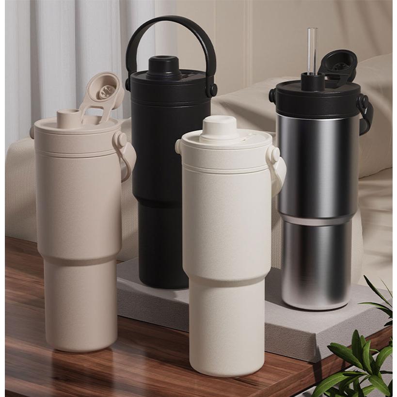 タンブラー セラミック 車用コップ 水筒 保温保冷 ドリンクカップ