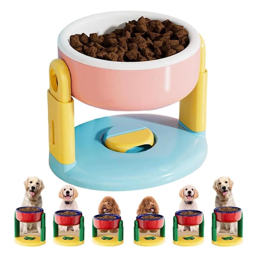 フードボウル 食べやすい 高さ調整可能 3段の高さ おしゃれ 陶器