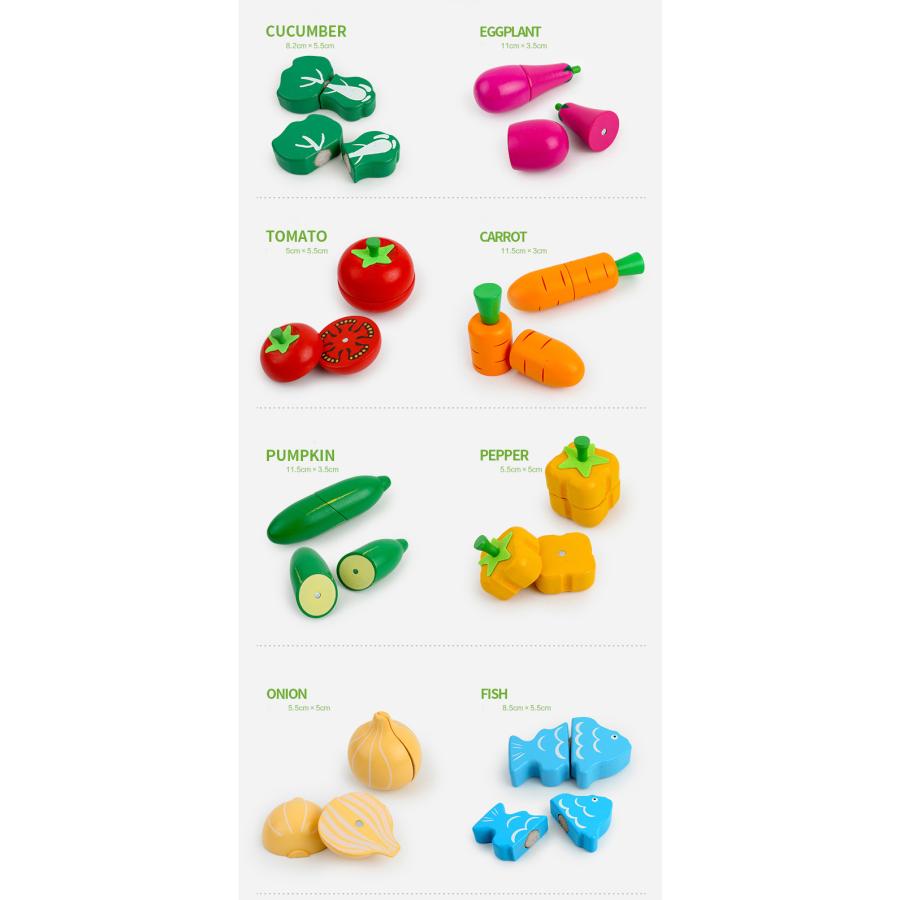 木製 ままごと フルーツ野菜セット 17点 31点セット 木のおもちゃ 食材