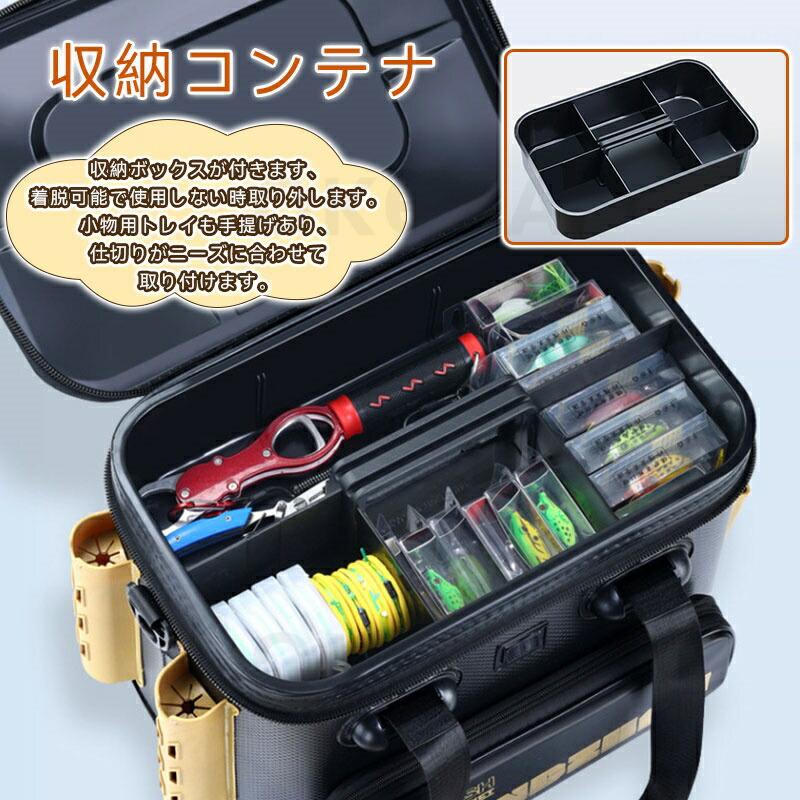 釣り バケツ 釣り用ケース タックルバッグ バッカン ロッドホルダー