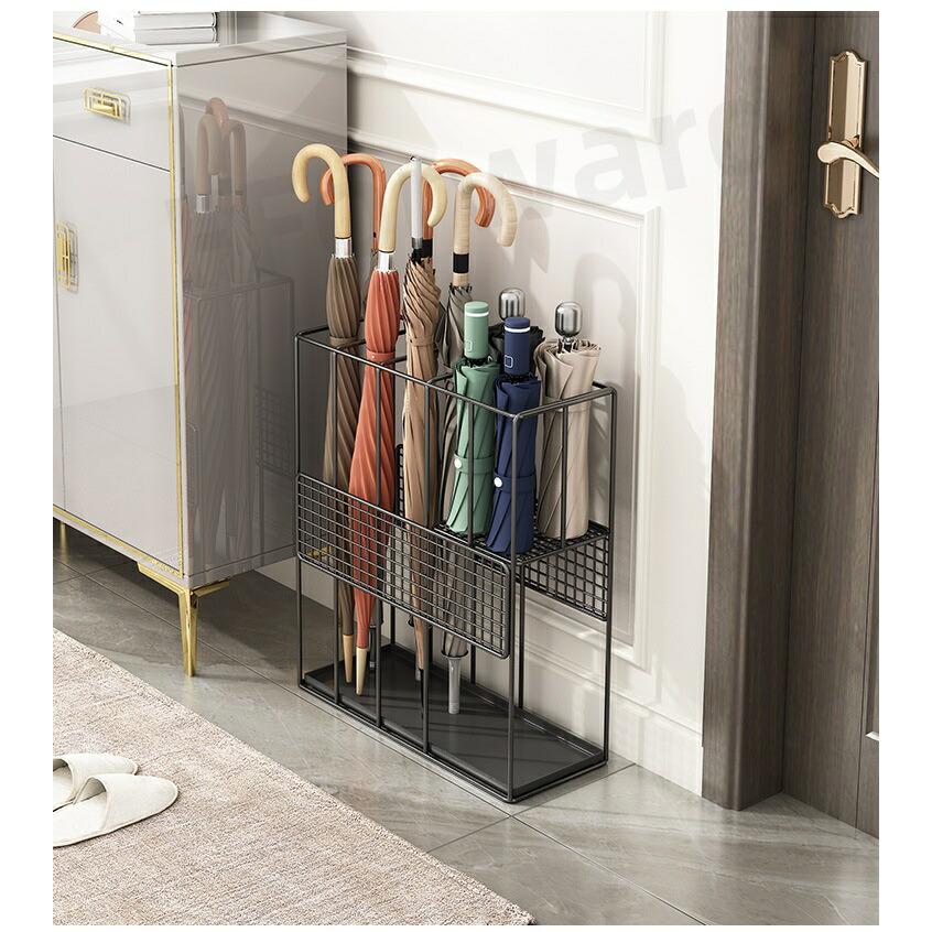 傘立て スリム おしゃれ コンパクト 10本収納可能 傘たて北欧 傘 収納