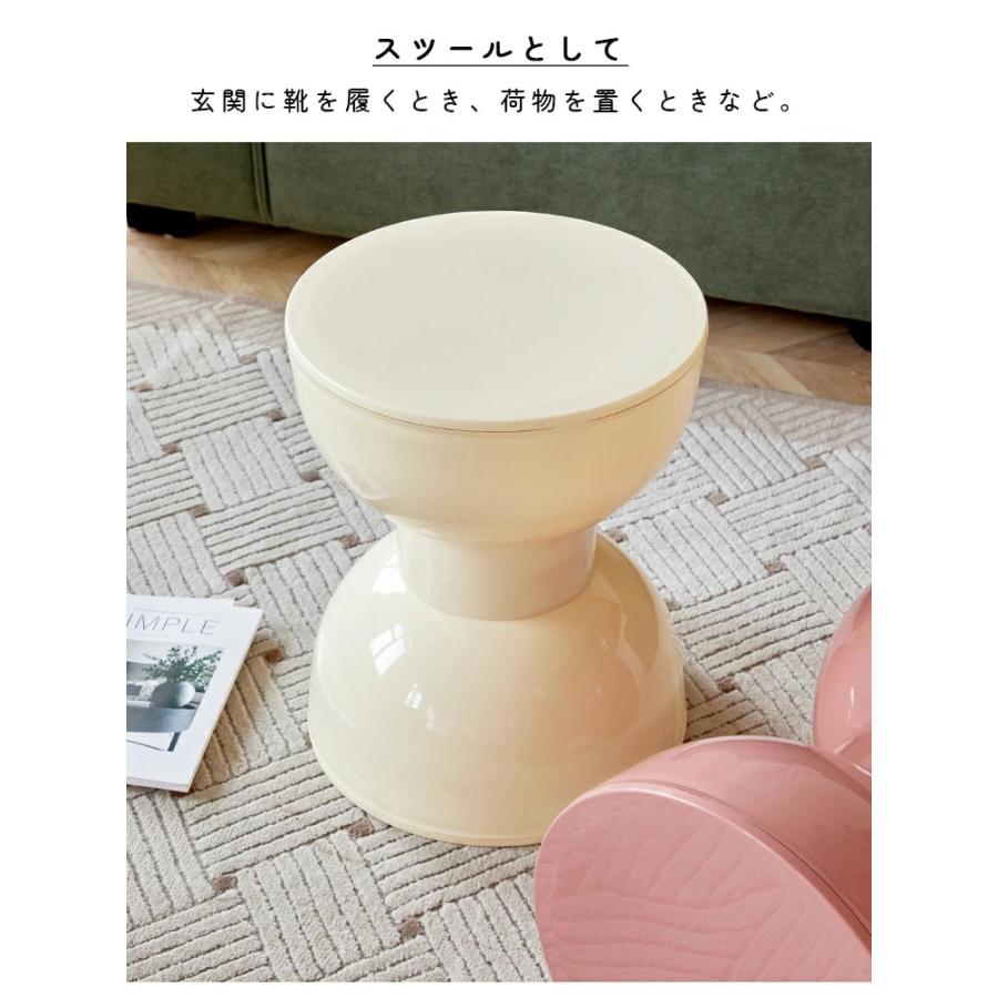 サイドテーブル スツール オットマン おしゃれ 北欧 デスクチェア