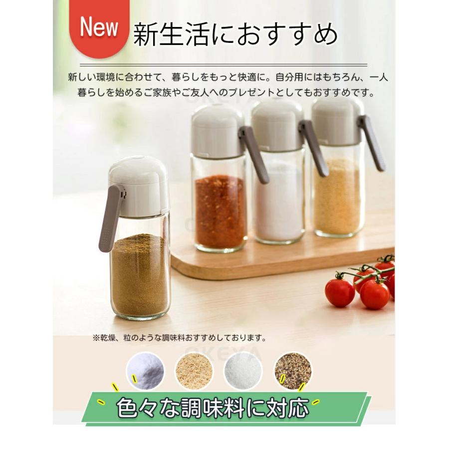 調味料入れ 塩入れ 塩入れ容器 定量0.5G おしゃれ 調味料缶 調味料