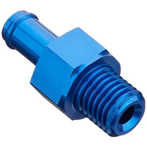 キタコ (KITACO) ニップル (M10×P1.25) 1個入り 汎用 6mmホース用 K-CON ブルーアルマイト 0900-990-90002
