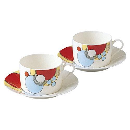 Noritake ノリタケ カップ & ソーサー (ペアセット) (コーヒー ティー 兼用) 185cc フランクロイドライト インペリアル