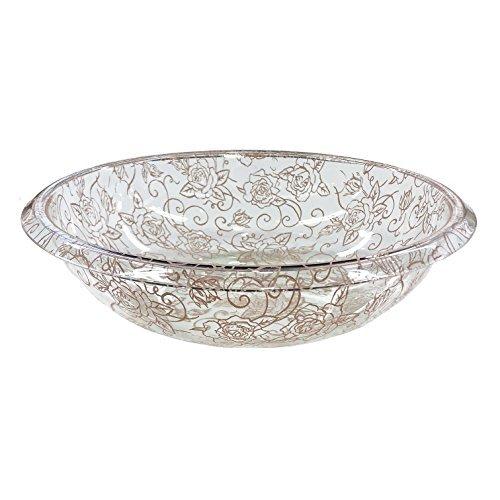 センコー クリアローズ ウォッシュボール 洗面器 ピンク 約直径29×高8cm 73809