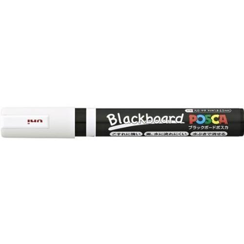 三菱鉛筆 ブラックボードポスカ (中字) (白) PCE2005M1P.1 【10本セット】