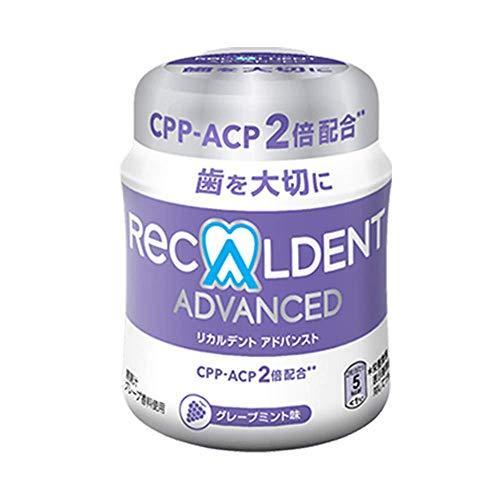 リカルデントガム グレープミント味 140gボトル 紫 140グラム (x 1)