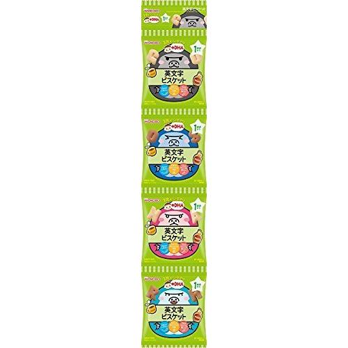 和光堂 1歳からのおやつ+DHA 英文字ビスケット4連×5個 [1歳から]
