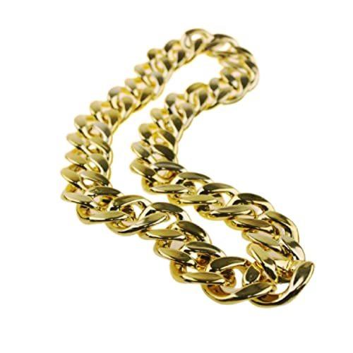 [APOSITV] チェーンネックレス メンズ ゴールド 極太 ヒップホップ 喜平タイプ ネックレス ゴールドチェーン