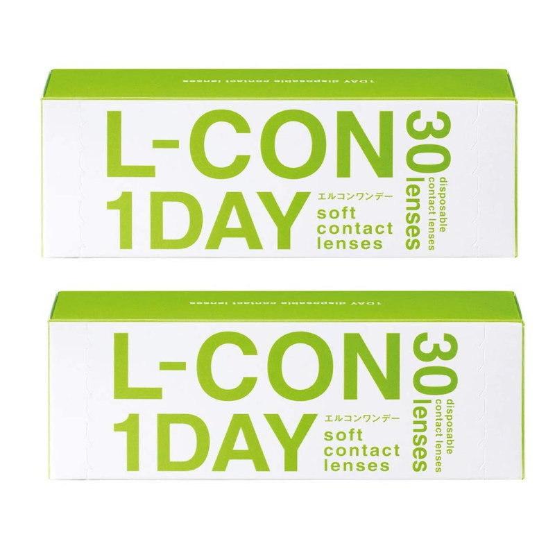 コンタクト 2箱セット コンタクト エルコンワンデー 度あり 30枚 L-con 1DAY コンタクトレンズ｜1-d-royal