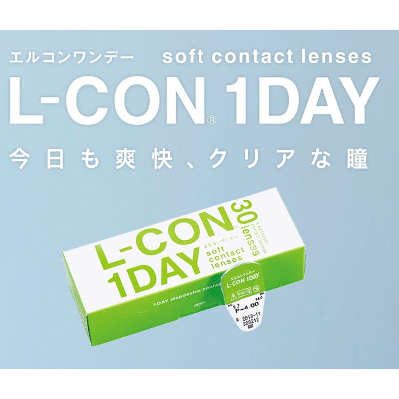 コンタクト 6箱セット エルコン ワンデー 1箱30枚入り L-CON 1DAY クリアコンタクトレンズ｜1-d-royal｜02