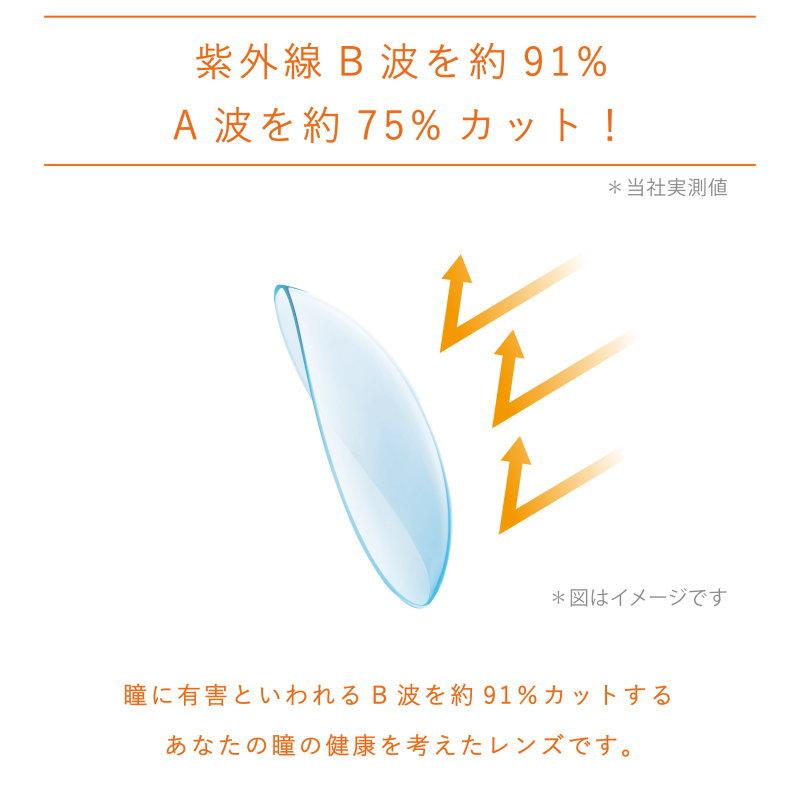 コンタクト エルコンワンデーモイスチャー UV ソフトコンクトレンズ 0.00〜-12.00 1日使い捨て｜1-d-royal｜03