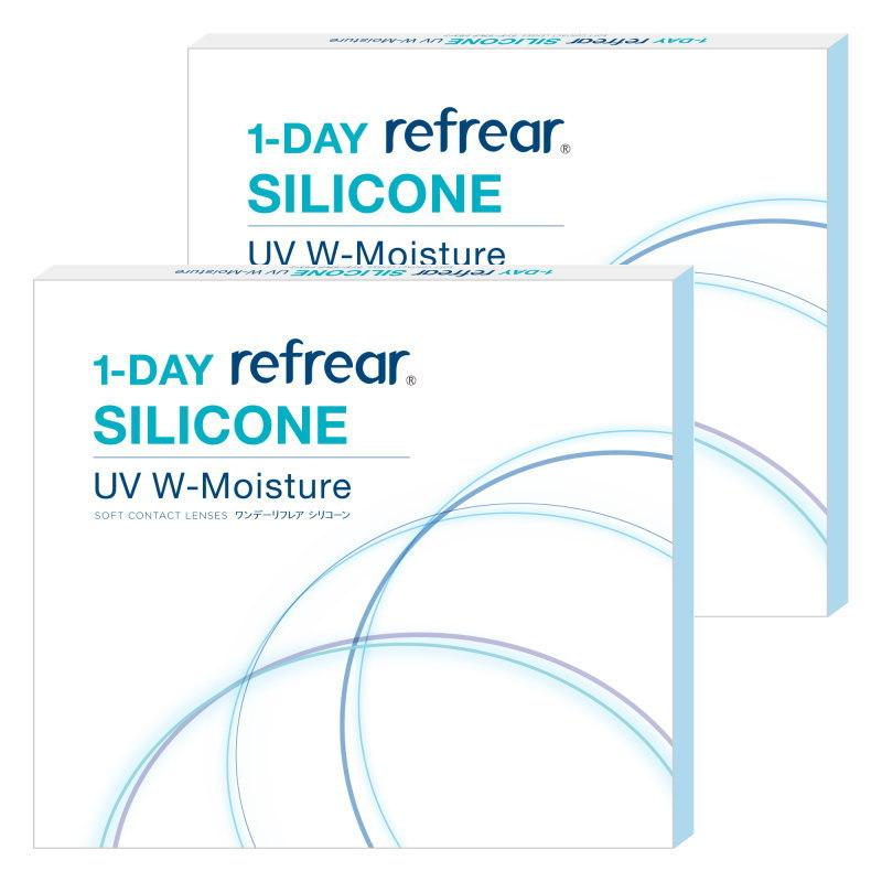 最適な価格 シリコーン 2箱セット クリアコンタクトレンズ ワンデーリフレア Uv ダブルモイスチャー 1箱30枚 ハイドロゲル