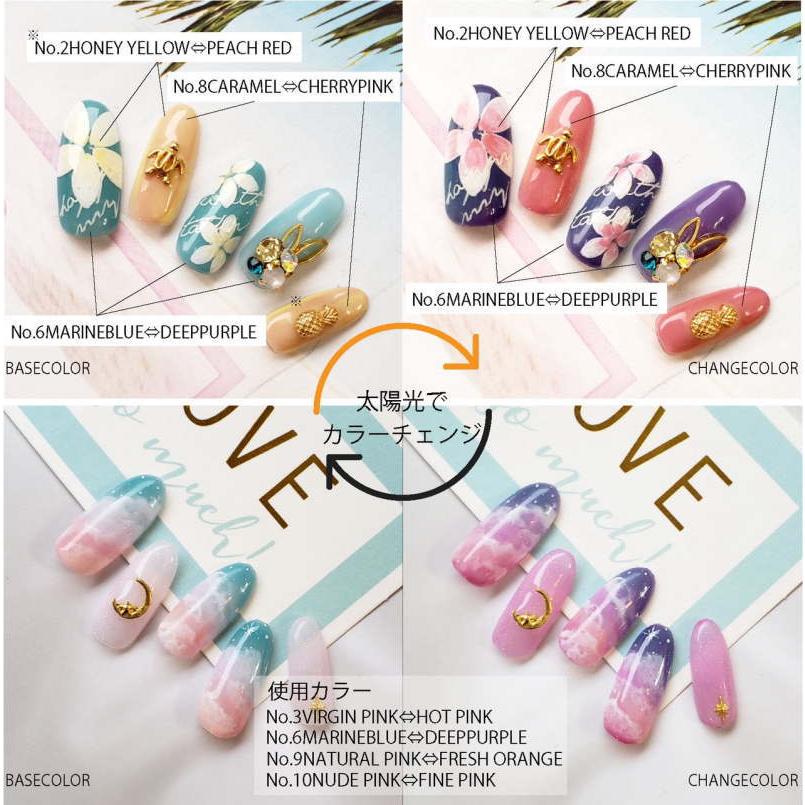 ROYALBEACH ロイヤルビーチ カラーチェンジジェルネイル 5ml 太陽光で
