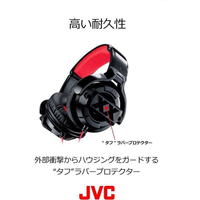 JVC HA-XM20X XXシリーズ 密閉型ヘッドホン ブラック&レッド｜10001｜06