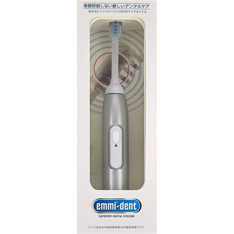 エミデント 超音波電動ハブラシ スターターセット シルバー 超音波電動ハブラシ スターターセット シルバー サイズ