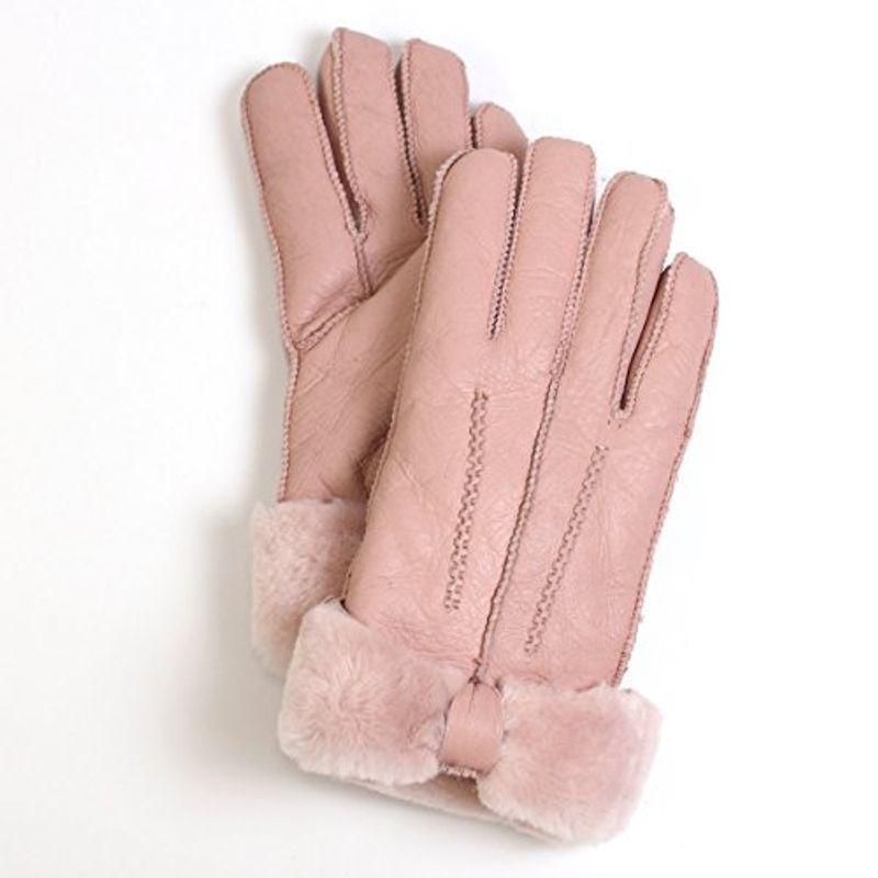 レディースファッション Begin掲載 手袋 ムートン グローブ レディース 女性用 ハンドメイド で 天然羊毛の暖かさ 皮手袋 本皮手ぶくろ ピンク Mサイズ Ntq3nbqake Www Robertgillow Co Uk