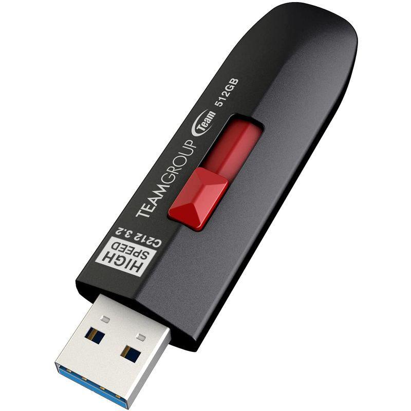 最安値 Team USBメモリ 512GB USB3.2 Gen2 スライド型 読み取り最大600MB/s高速タイプ 指紋が付きにくい特殊加工 正規  USBメモリ - www.schussler.cl