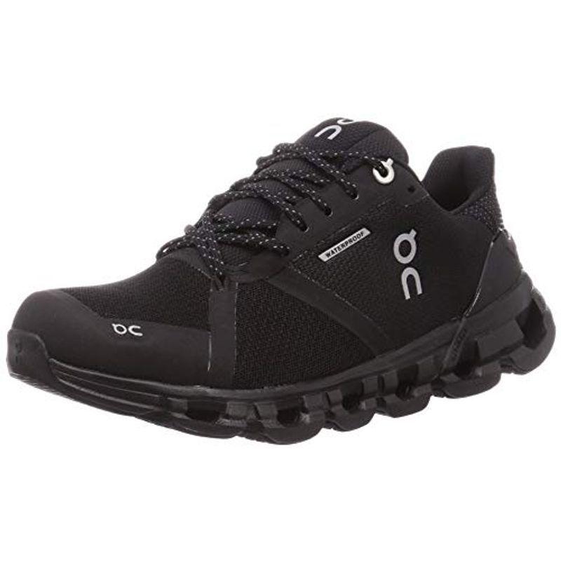 オン 防水ランニングシューズ クラウド フライヤー ウォータープルーフ レディース ブラック/ルナ 23.5 cm