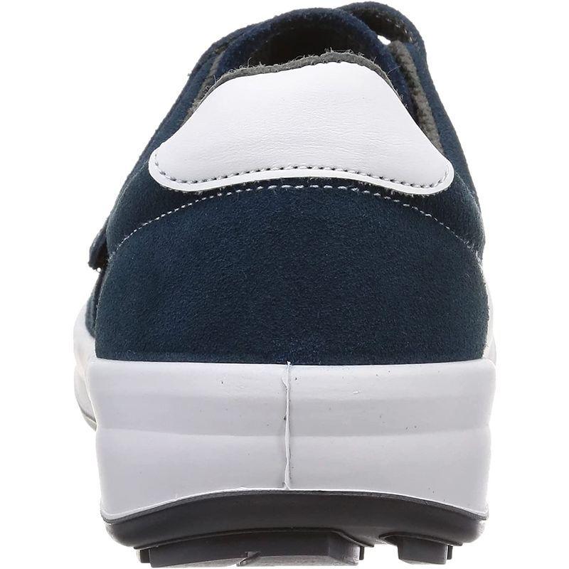 シモン 作業 安全靴 JIS規格 短靴 マジック 耐滑 ベロア SS18BV ブルー 23.5cm｜10001｜06
