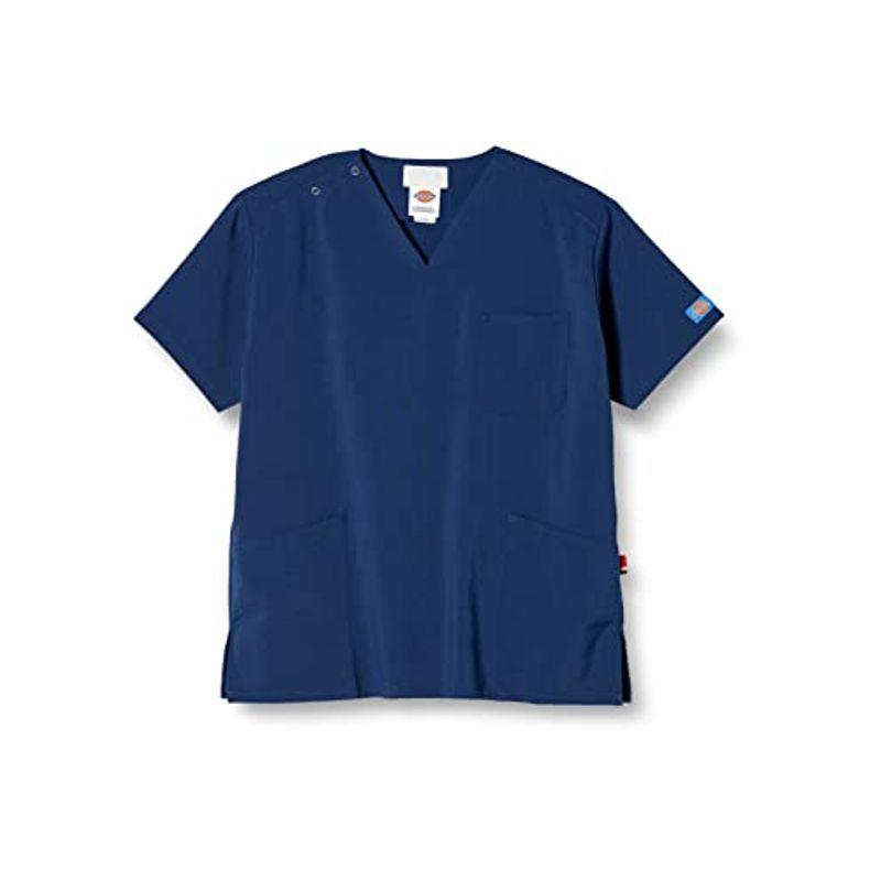 ディッキーズ メンズ 男性用 白衣 スクラブ 医療 デニムワストレッチワ7 7072SC D.ブルー 日本 S (日本サイズS相当)