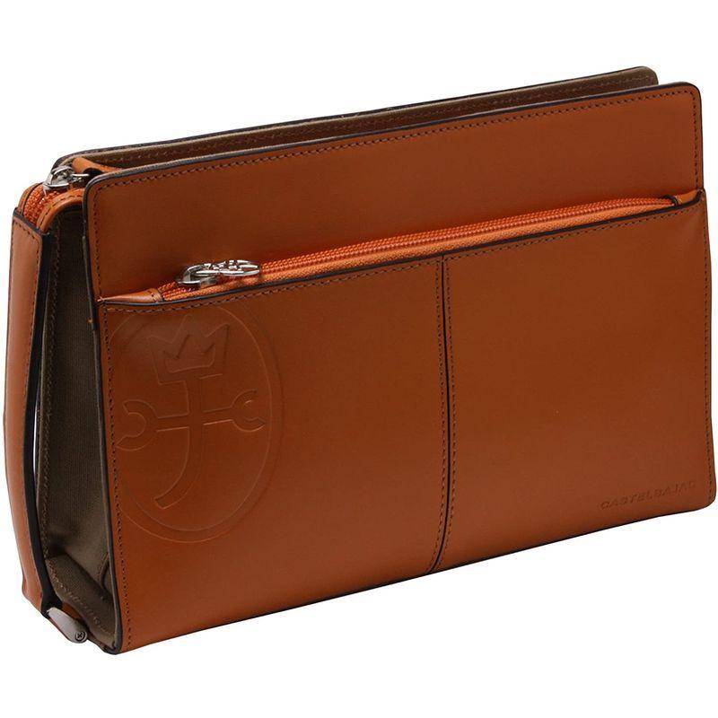 CASTELBAJAC(カステルバジャック) トリエ クラッチバッグ 164201-チャ カステルバジャック トリエ クラッチバッグ チャ レザー