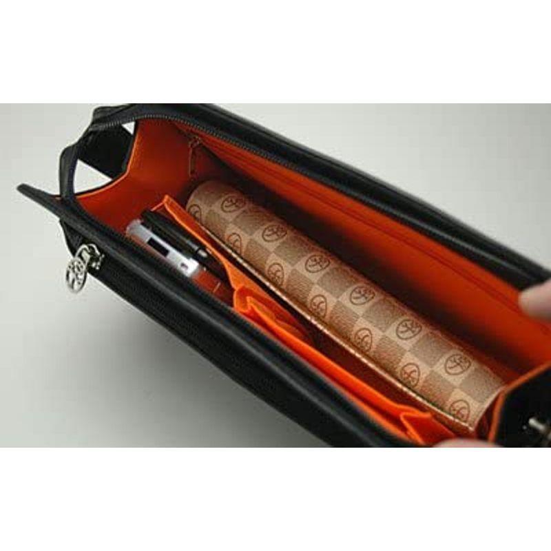 CASTELBAJAC(カステルバジャック) トリエ クラッチバッグ 164201-チャ カステルバジャック トリエ クラッチバッグ チャ レザー