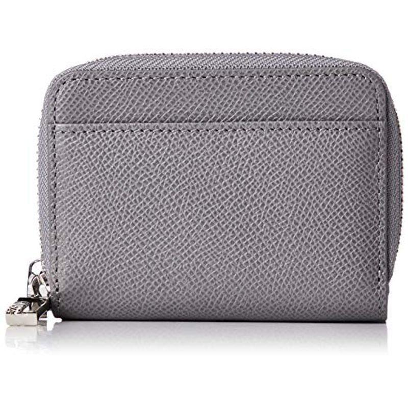 キングズ シボ型押し 小銭入れ付キーケース グレー