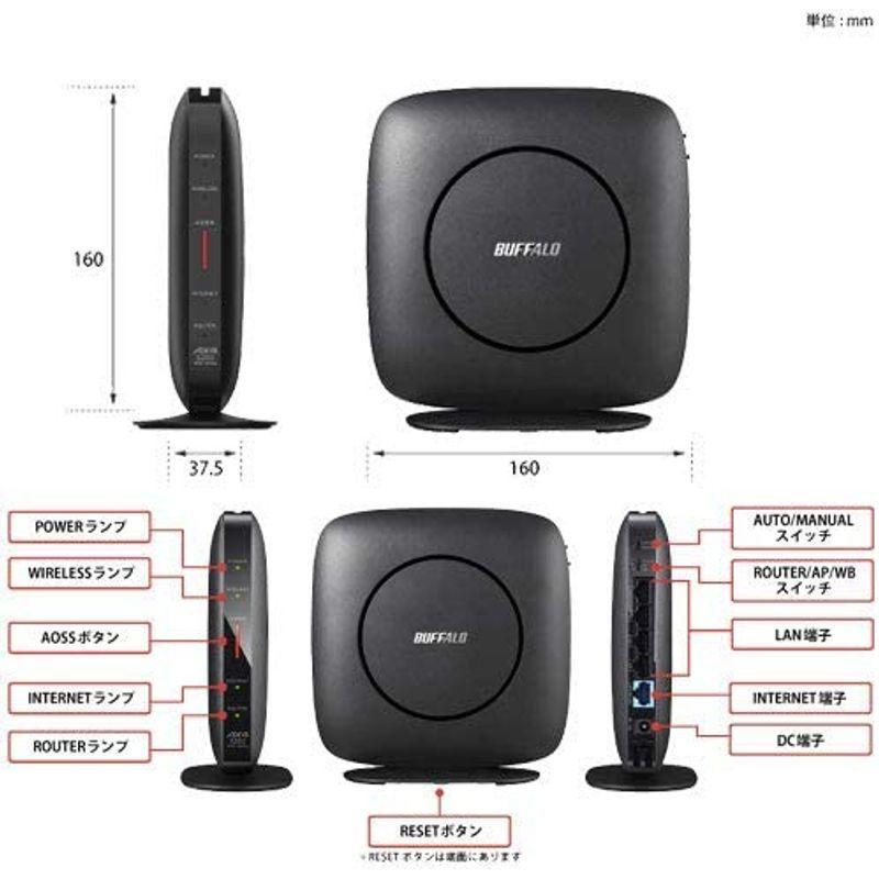 WSR-3200AX4S DWH Wi-Fi 6 無線LANルーター 11ax ac n a g b 2401 800Mbps Ipv6対応 驚きの値段