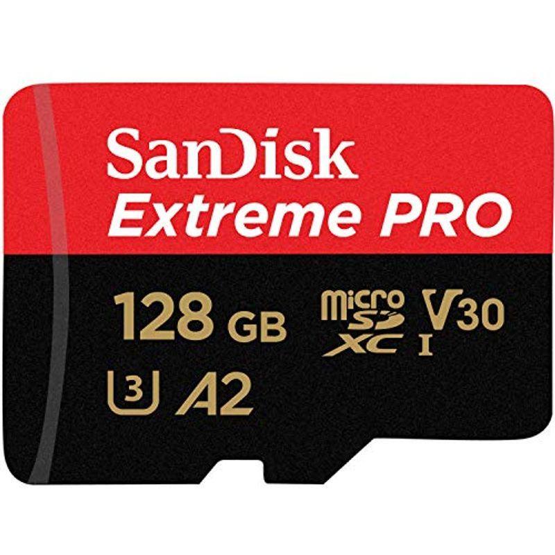 microSDXC 128GB SanDisk サンディスク Extreme PRO UHS-1 U3 V30 4K Ultra HD 対応｜10001