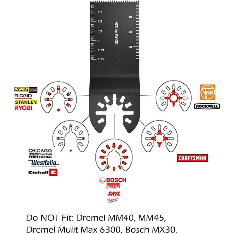 fannybuy ブレードカットソー マルチツール 替刃 バイメタル 金属用 超硬ブレード 50点セット 先端工具セット 多用途 金属 釘｜10001｜03