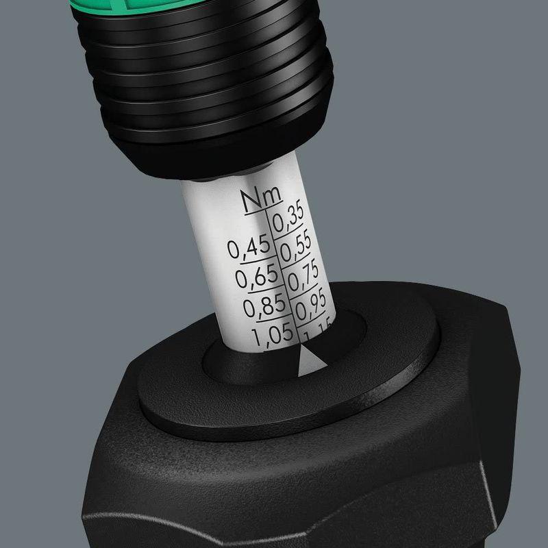 Wera(ヴェラ)　7400　クラフトフォーム　トルクビットフォルダー　0.3~1.2Nm　074700