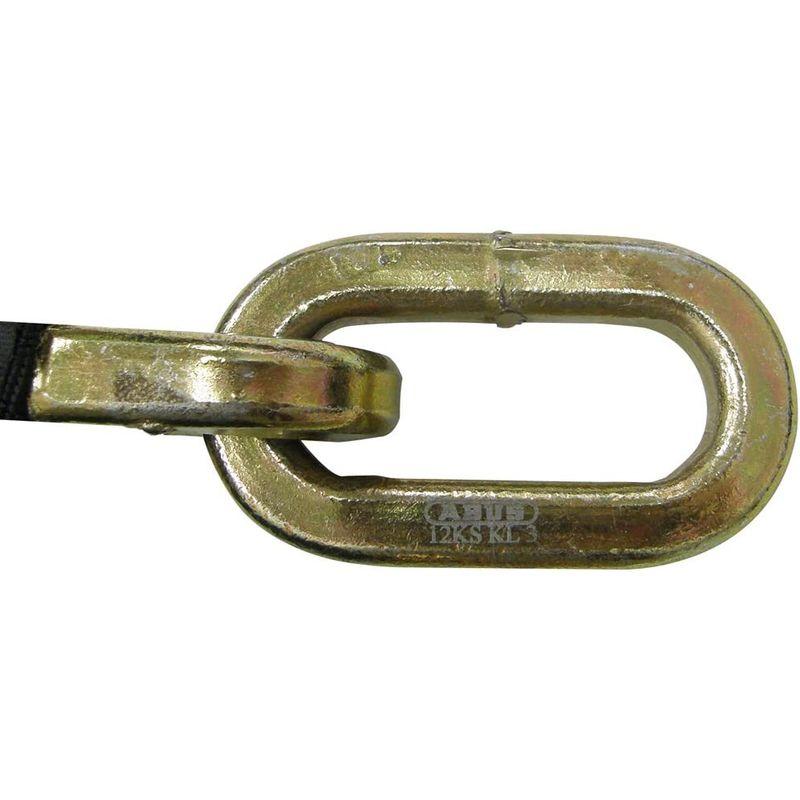 日本ロックサービス　ABUS　片側先端ループ形状　屈強チェーン　12KSLOOPシリーズ　80　LO　80cm　チェーン径12mm　12KS