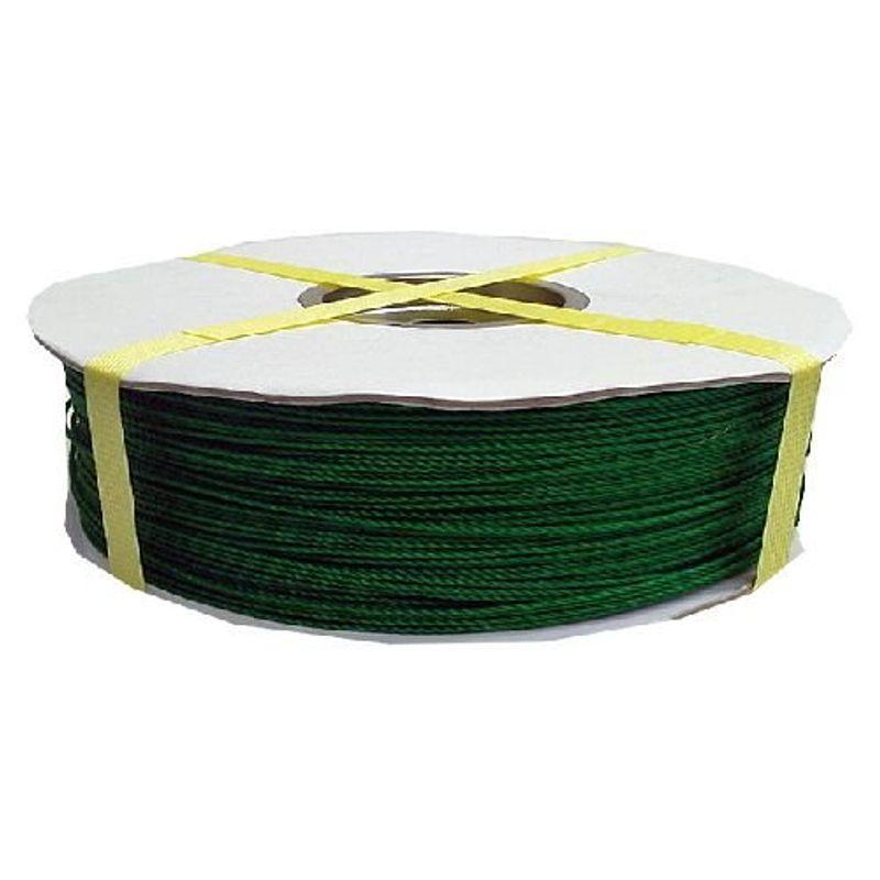 まつうら工業 ポリエチレン製 ロープ 太さ1.5mm 長さ800m ドラム巻 緑 - 2