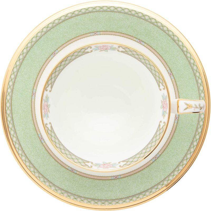 Noritake ノリタケ アメリカン カップ & ソーサー 220cc ヨシノ グリーン ボーンチャイナ Y59589/9983｜10001｜04