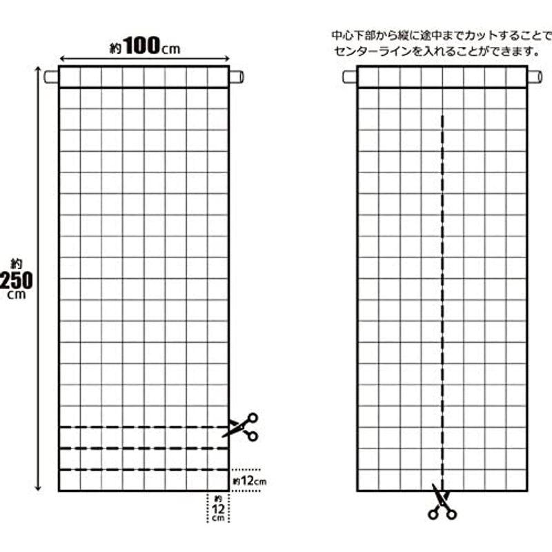 間仕切り断熱エコスクリーン アイボリー 帝人のエコリエ使用 100×250cm リビング階段の断熱に 日本製｜10001｜07