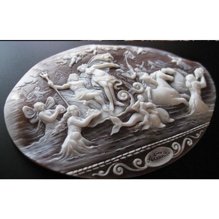 CAMEO カメオ ルース 大型特別作品!【海神ポセイドン】Ciro CAMEO カメオ ルース 大型特別作品!【海神ポセイドン】Ciro