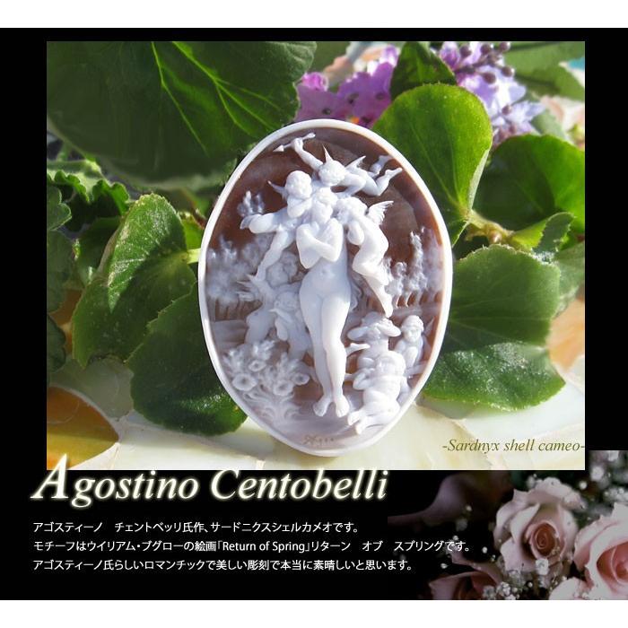 Agostino Centobelli氏最高ランク作品シェルカメオ/ルース 