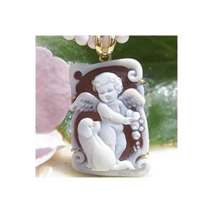 CAMEO（カメオ） ペンダント/Pietro Simonelli作シェルカメオ K18